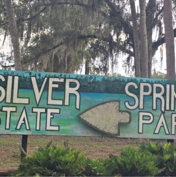 history of Silver Springs State Park Florida SIGN