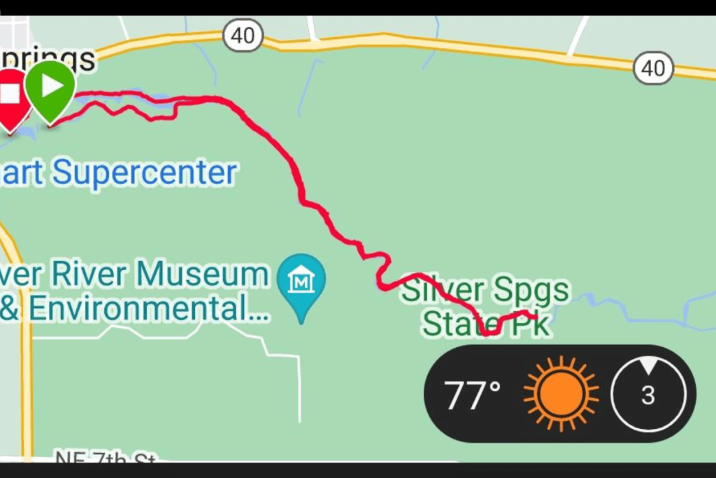 PADDLING THE RIVER SILVER SPRINGS STATE PARK FLORIDA KAYAK PATH 2