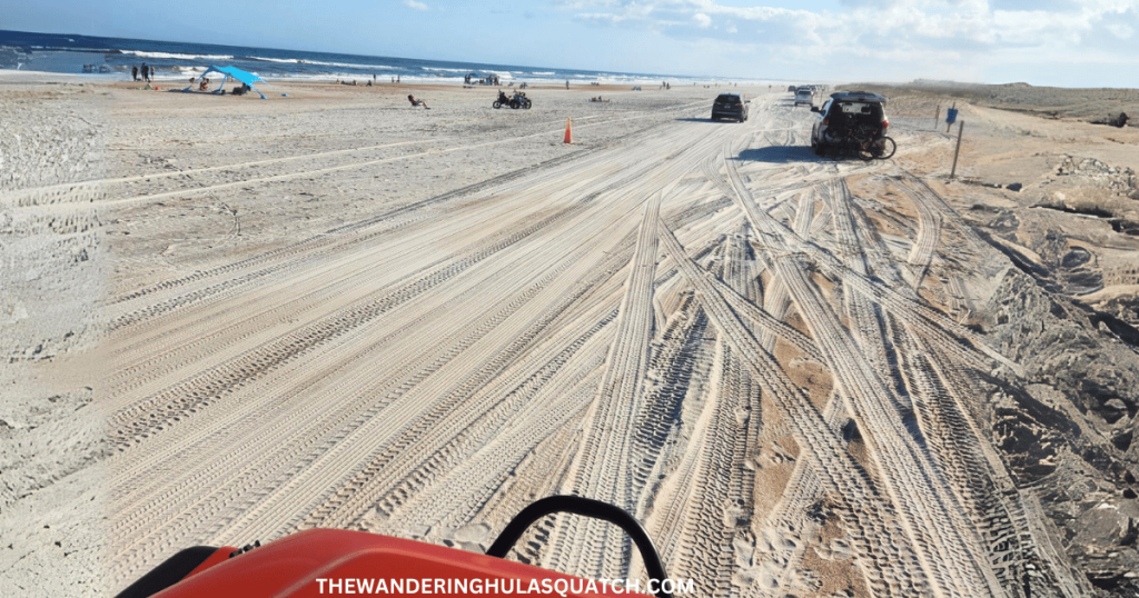 jeep onST AUGUSTINE beach driving