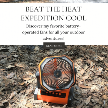 expedition cool:best battery-operated fan for camping cover photo