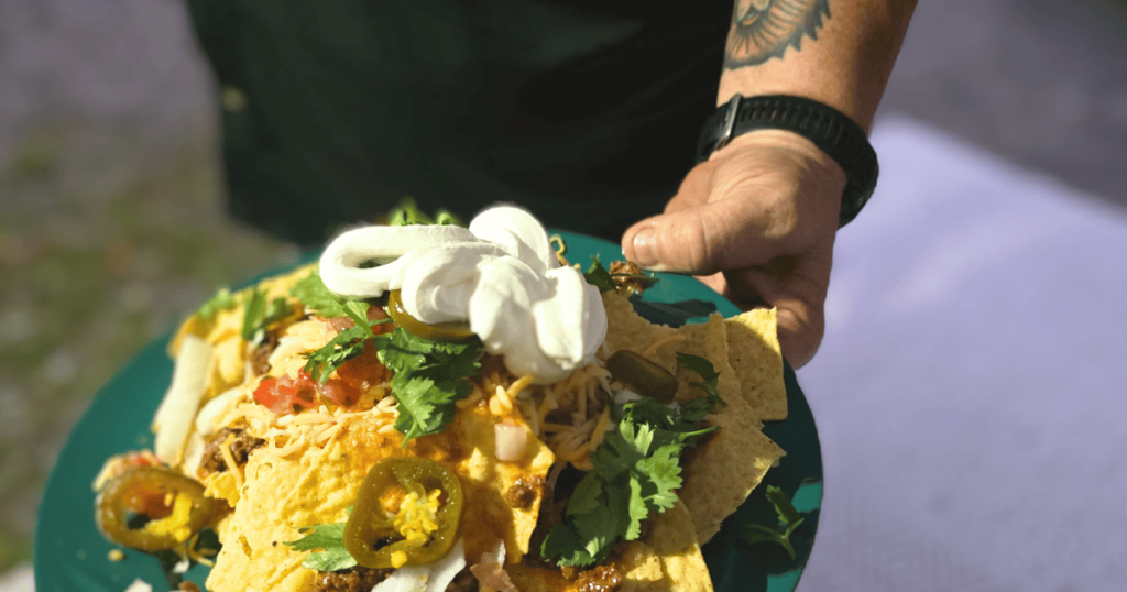 plate of nachos