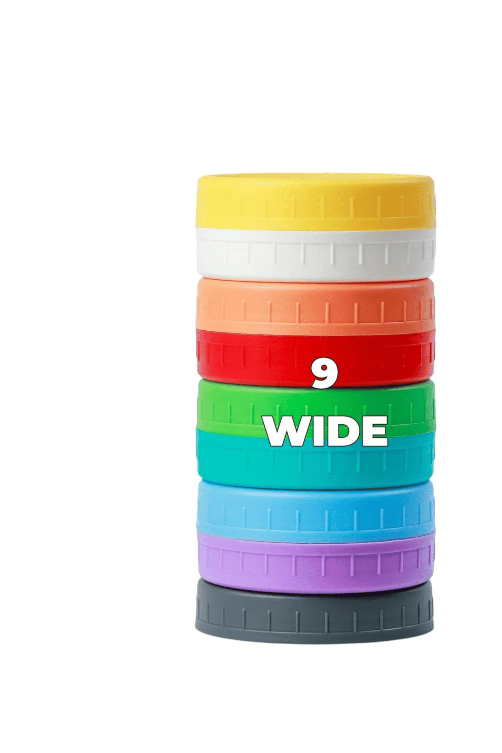 PLASTIC WIDE MOUTH MASON JAR LIDS