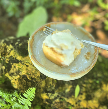 DECADENT HOMEMADE SOUR CREAM CINNAMON ROLLS RECIPE cinnamon roll at camp