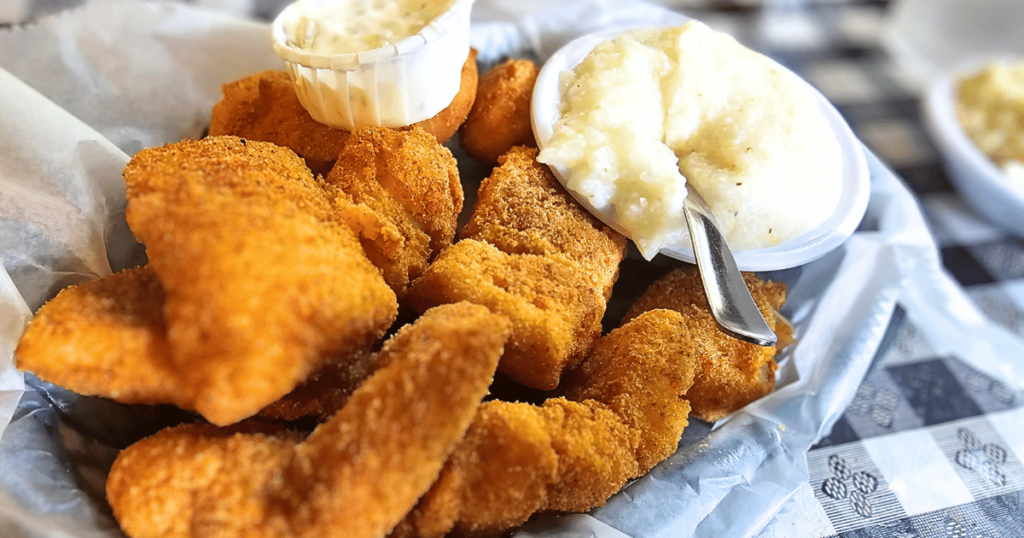 FAT WILLIE'S FISH CAMP BEST SEAFOOD DIVES IN FLORIDA PLATE OF FRIED CATFISH
