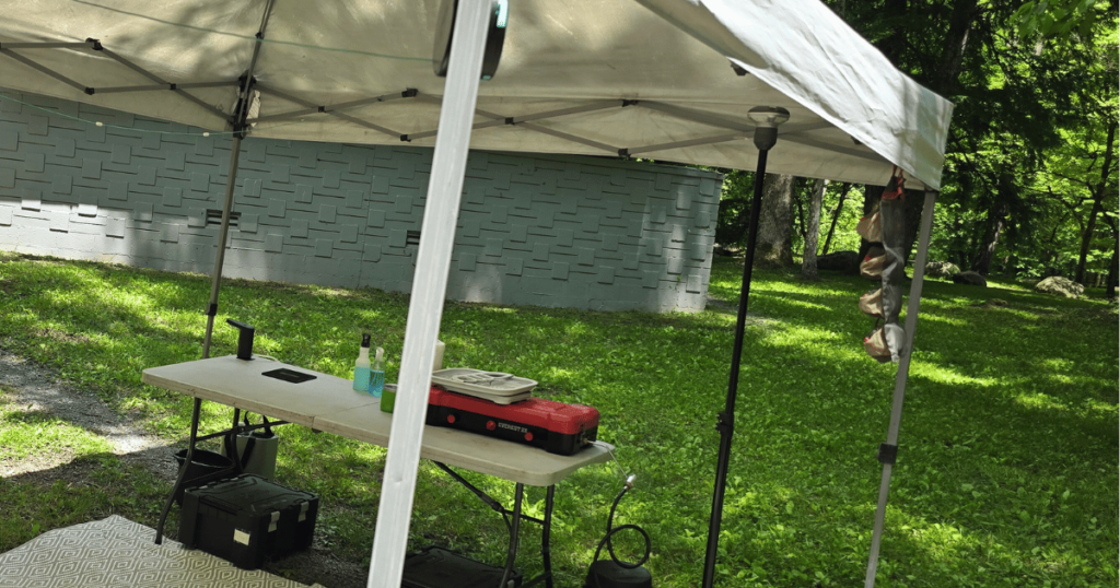 LET'S GET LIT EASY OUTDOOR CAMPSITE LIGHTING IDEAS DEVOS NIGHT RANGER IN CAMP KITCHEN