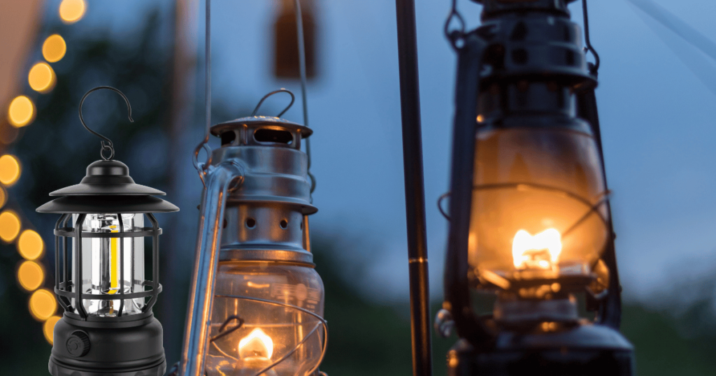 LET'S GET LIT EASY OUTDOOR CAMPSITE LIGHTING IDEAS CAMPING LANTERNS