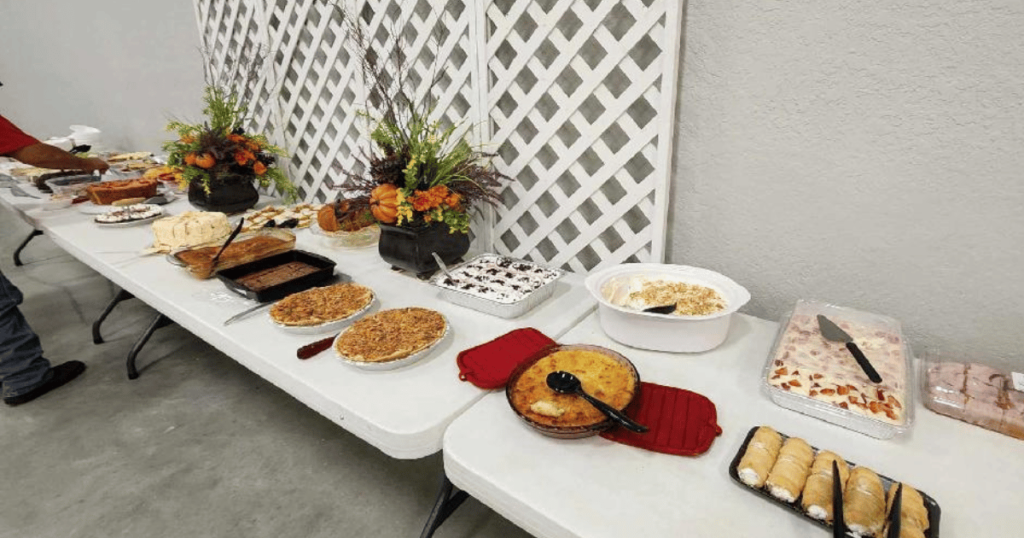 SOUTHERN CHURCH FISH FRY BEST SEAFOOD DIVES IN FLORID TABLE OF DESSERTS AT A CHURCH FISH FRY