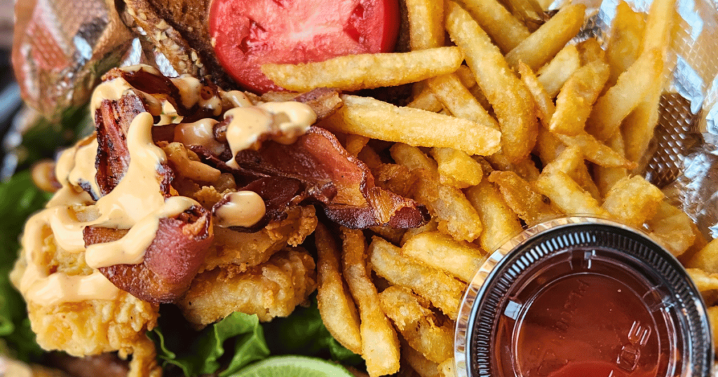 BEST SEAFOOD DIVES IN FLORIDA SHRIMP PO'BOY AT CAMELLIASSTREET GRILLE