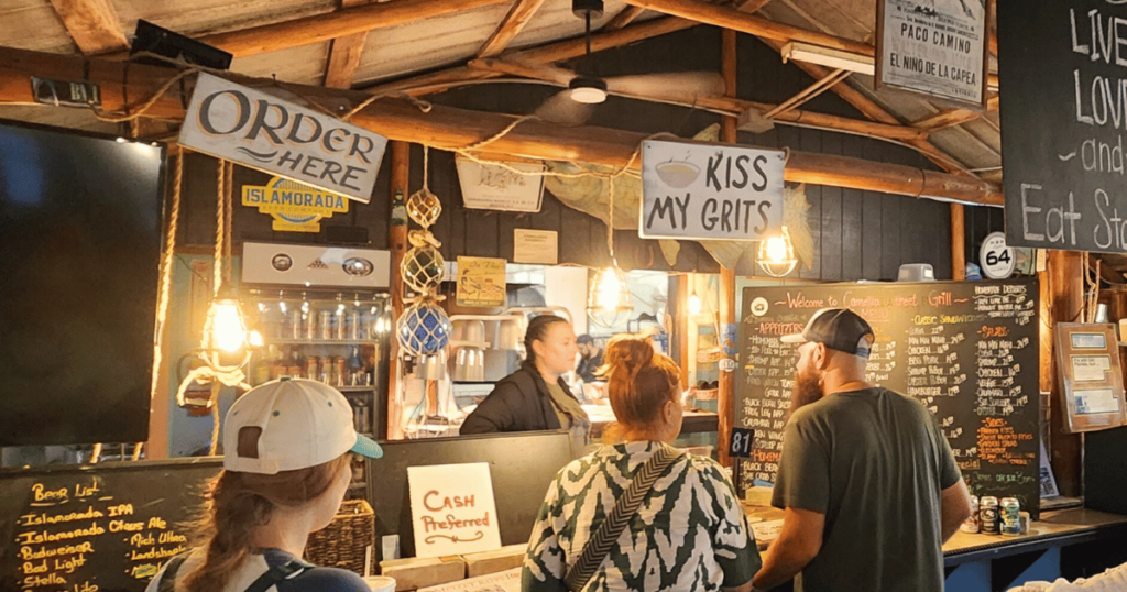 ORDER COUNTER AT CAMELLIA STREET GRILLE