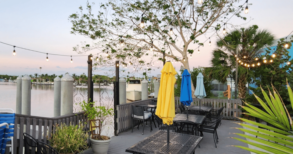 PATIO ON THE WATER AT CAMELLIA STREET GRILLE