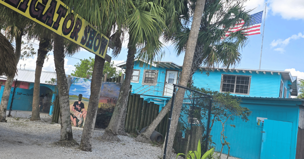 this is an image of Wooten's in the everglades