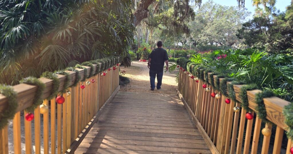  discover Washington Oaks, St. Augustine's hidden gem man at end of bridge