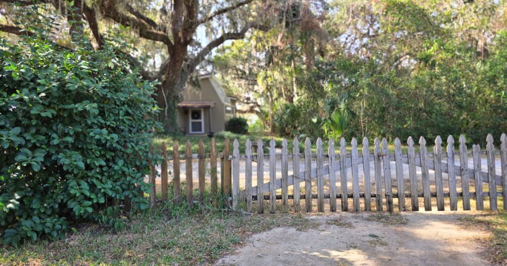  discover Washington Oaks, St. Augustine's hidden gem garden cottage with a picket fence