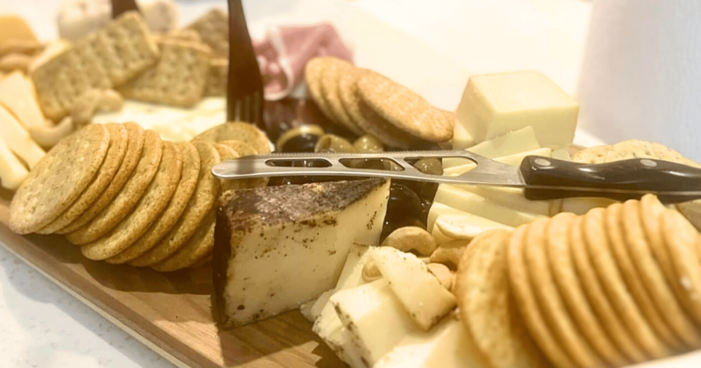 SOUTHERN FISH FRY PARTY IDEAS THIS IS AN IMAGE OF A CHACOUTORIE BOARD.