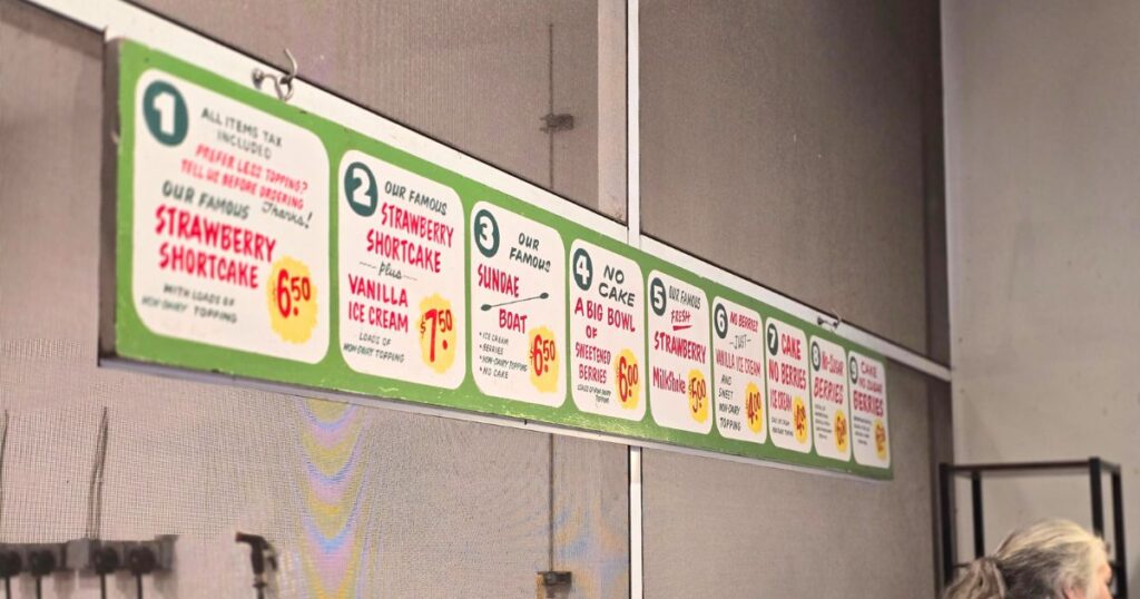 PARKDALE FARM MARKET ORDER SIGN