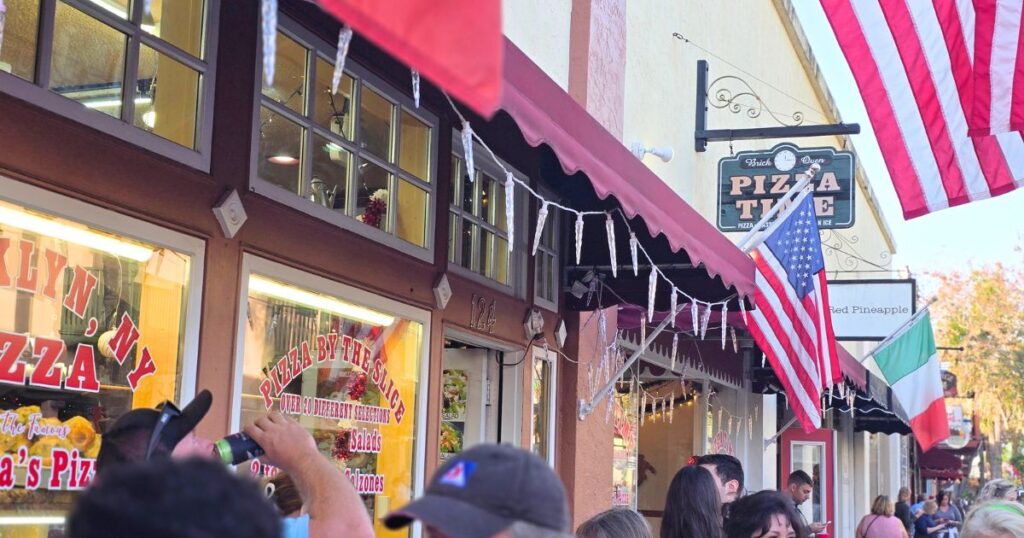 ST. AUGUSTINE FOOD CRAWL THIS IS AN IMAGE OF OUTSIDE OF PIZZA TIME