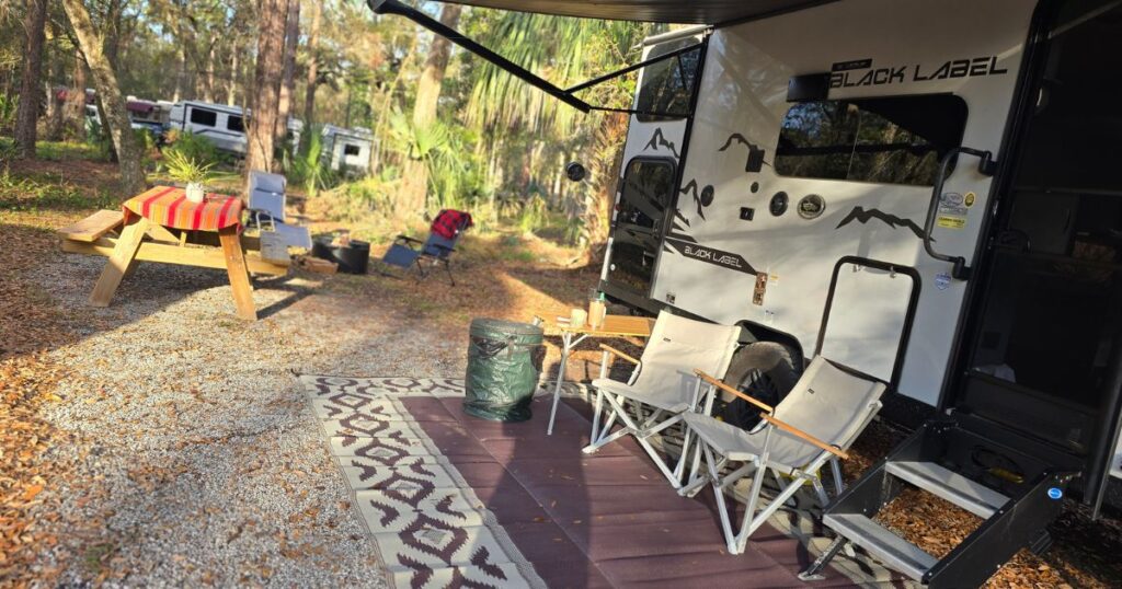 THIS IS AN IMAGE OF CAMPING AT HILLSBOROUGH RIVER STATE PARK