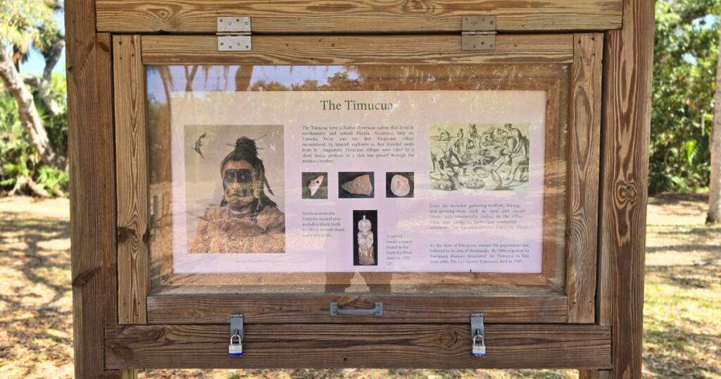 THIS IS AN IMAGE OF A HISTORY LANDMARK ABOUT THE TIMUCUN