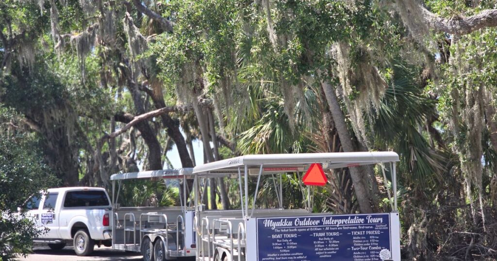 Ultimate Guide to Florida State Parks THIS THE TRAM AT MYAKKA STATE PARK