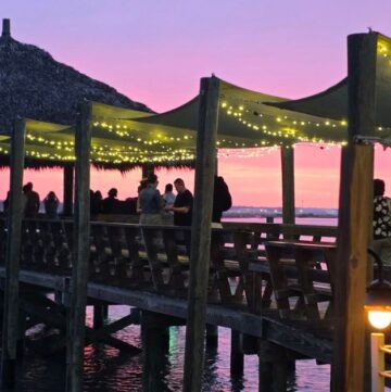 ST. AUGUSTINE HIDDEN GEM RESTAURANT WITH A VIEW CAPS ON THE WATER SUNSET FROM DECK