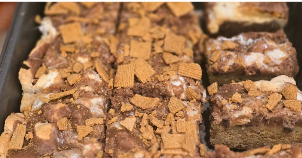 GOOEY S'MORES BAR RECIPE COOLED BARS IN A PAN