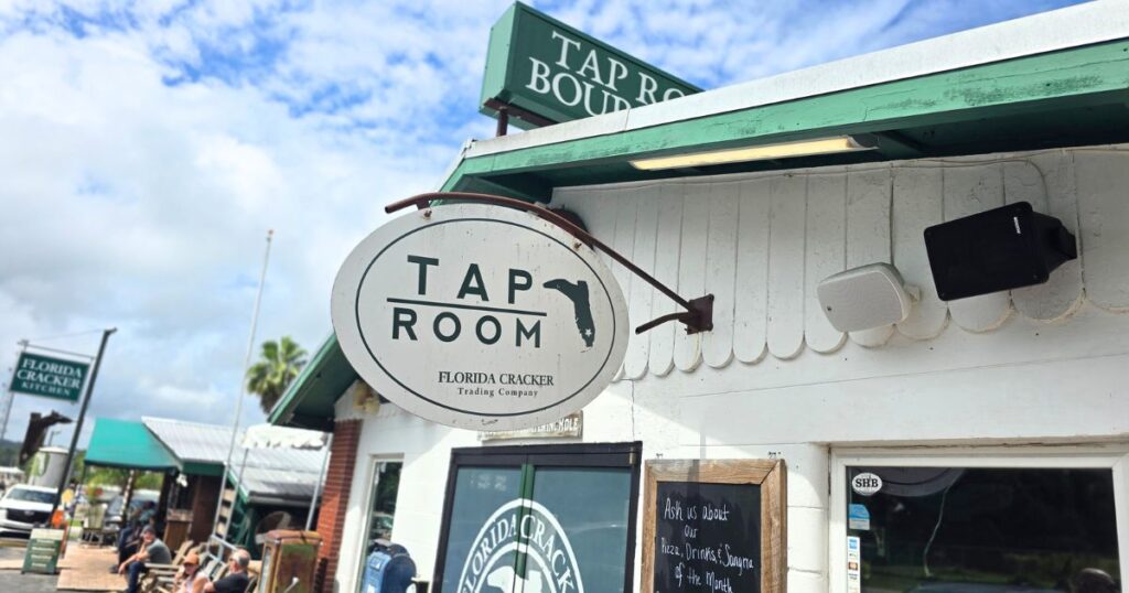 FLORIDA CRACKER KITCHEN THIS IS AN IMAGE OF THE TAP TOOM SIGN