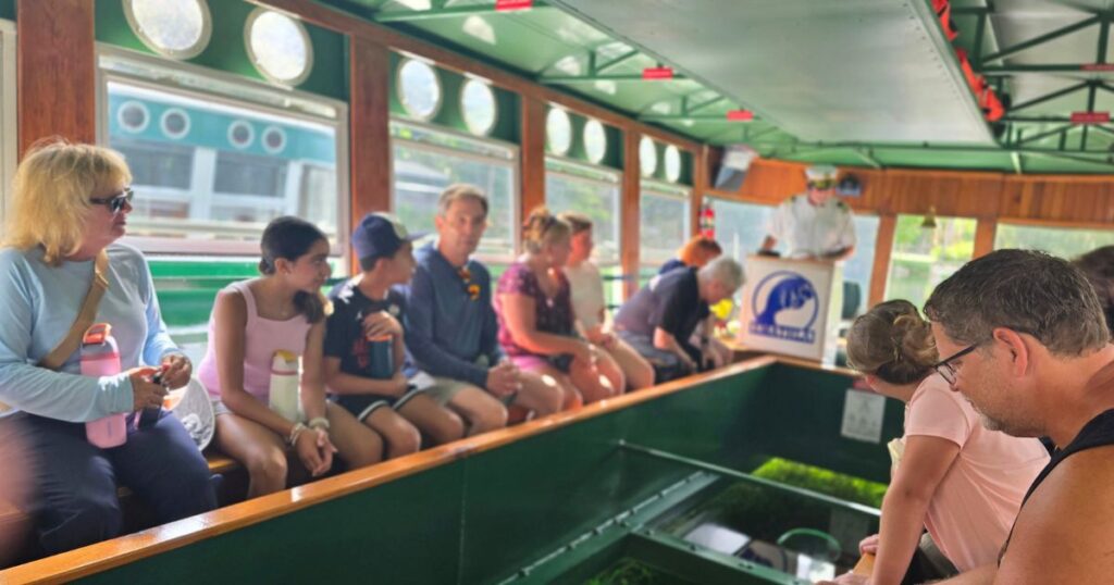family activities Silver Springs State Park GLASS BOTTOM BOAT TOUR