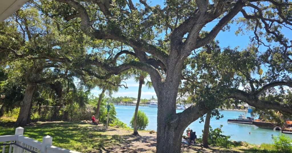 Jupiter Inlet Lighthouse Park VIEW FROM PORCH
