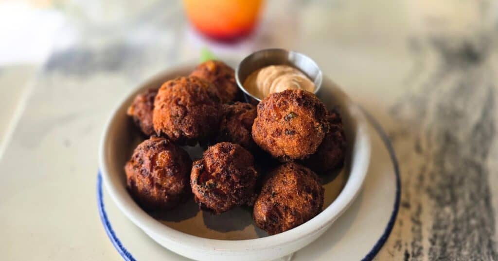 Palm Beach County seafood restaurants CONCH FRITTERS