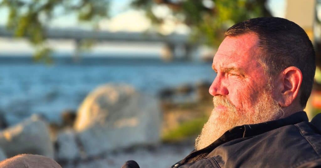 Bahia Honda State Park photos MAN WATCHING SUNSET
